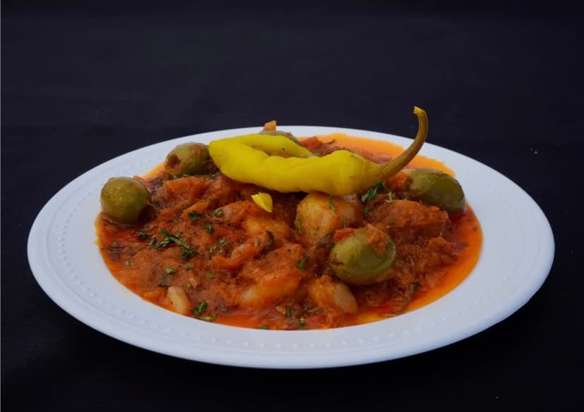 Norwegian Cod Vizcaína Style