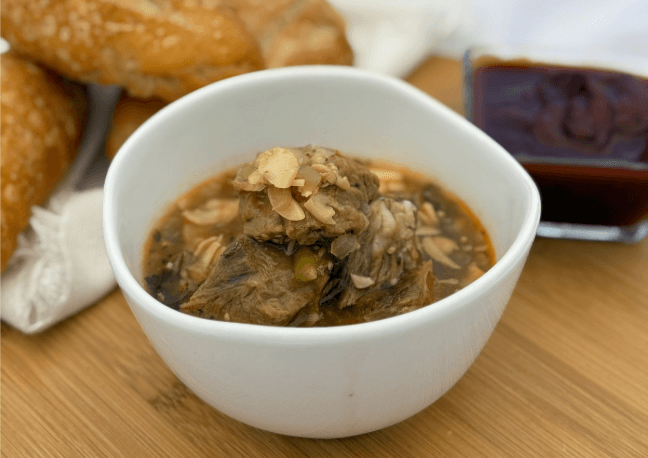 Beef Simmered in Tomato Sauce