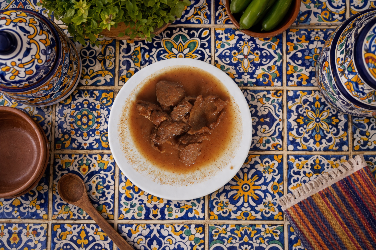 CHICHARRON EN SALSA ROJA