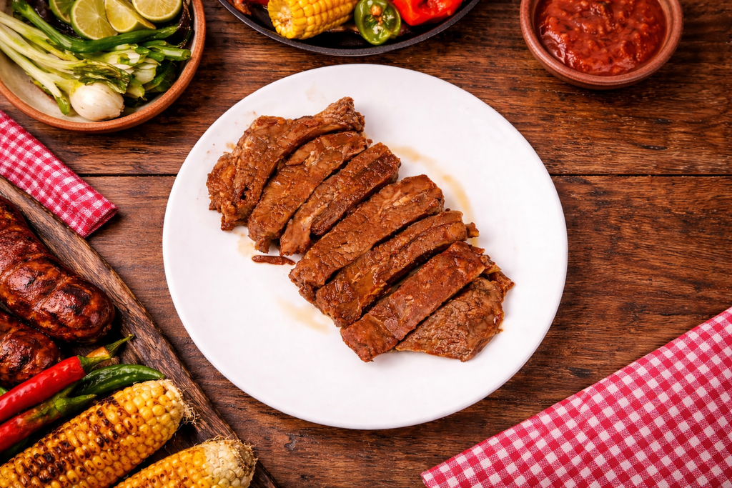 COSTILLAS DE CERDO EN SALSA BBQ