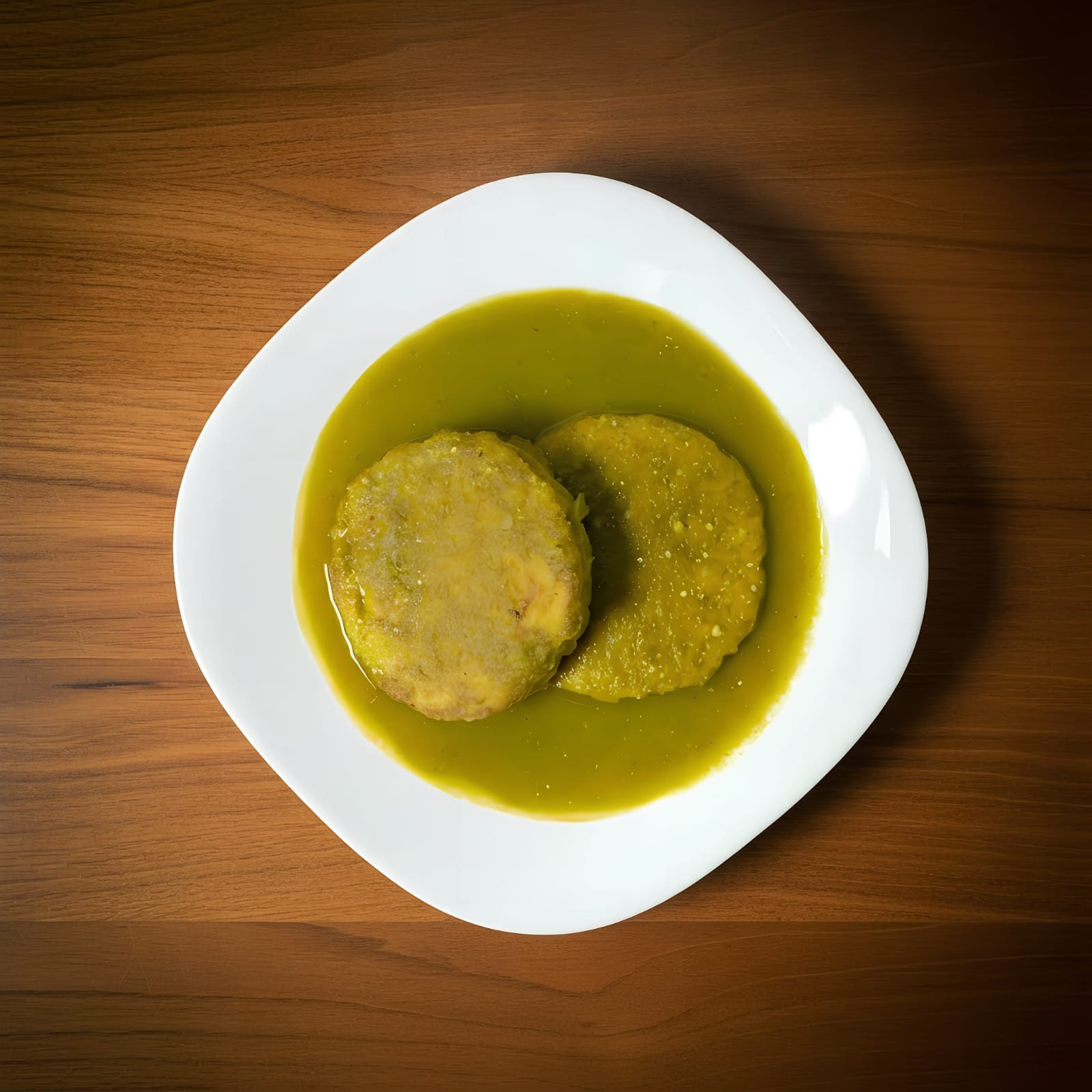 TORTAS DE POLLO EN SALSA VERDE
