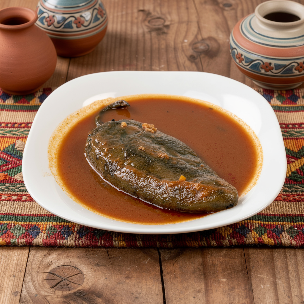 CHILES POBLANOS RELLENOS DE PICADILLO