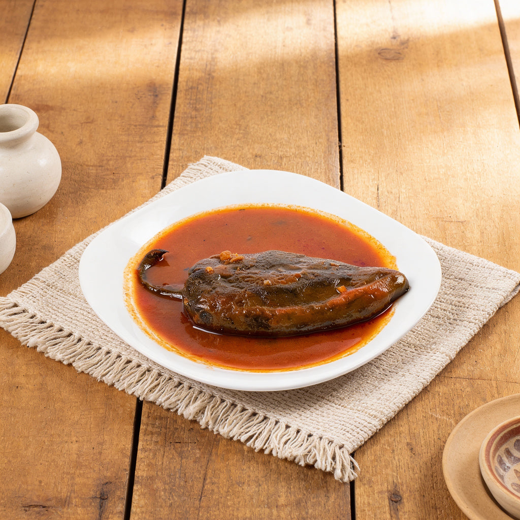 CHILES POBLANOS RELLENOS DE PICADILLO