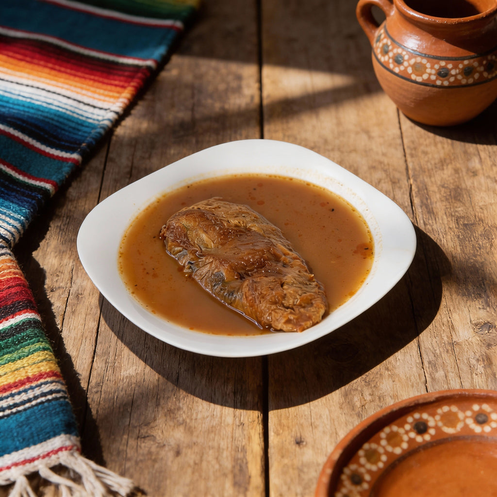 CHILES CAPEADOS RELLENOS DE QUESO OAXACA