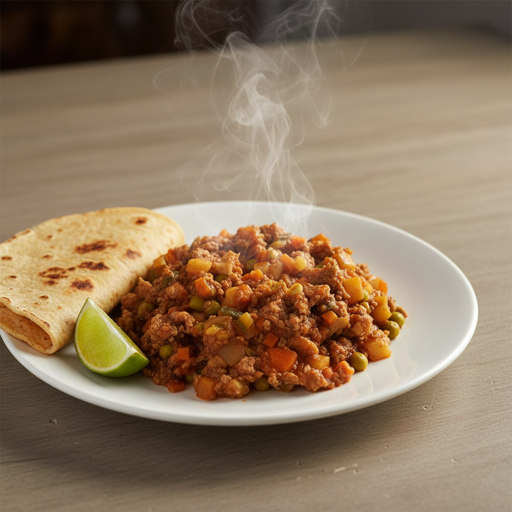 PICADILLO DE CERDO Y DE RES