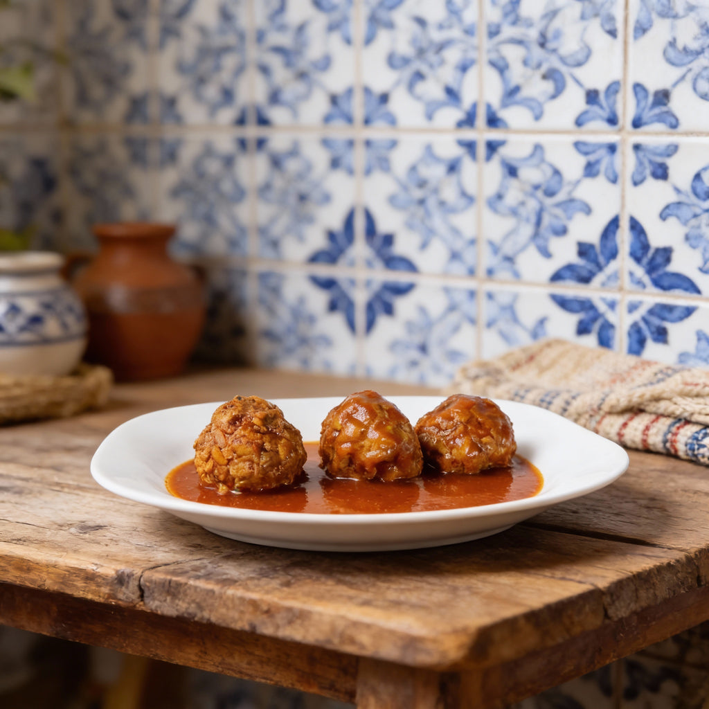 ALBONDIGAS EN JITOMATE CON CHIPOTLE