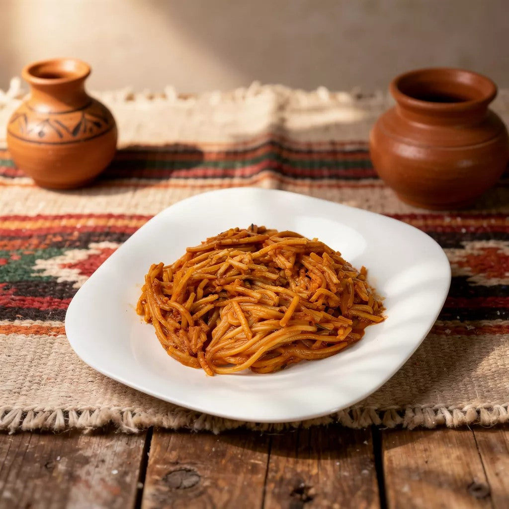 ESPAGUETI EN SALSA DE JITOMATE ROSTIZADO